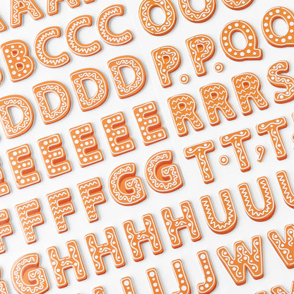 American Crafts - Thickers - Alpha Holly Jolly Holiday