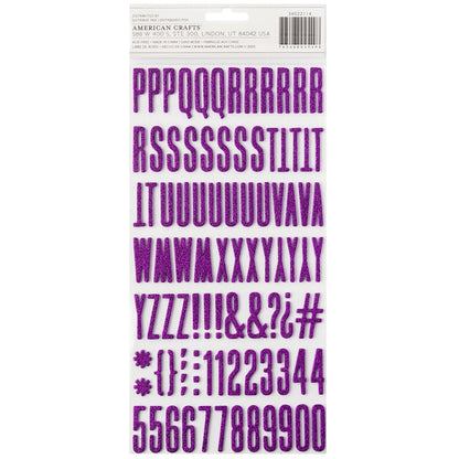 American Crafts - Thickers - Alpha Main Character