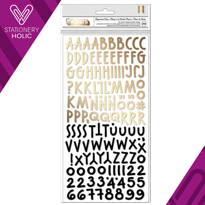 American Crafts - Thickers - Alpha Peppermint Kisses