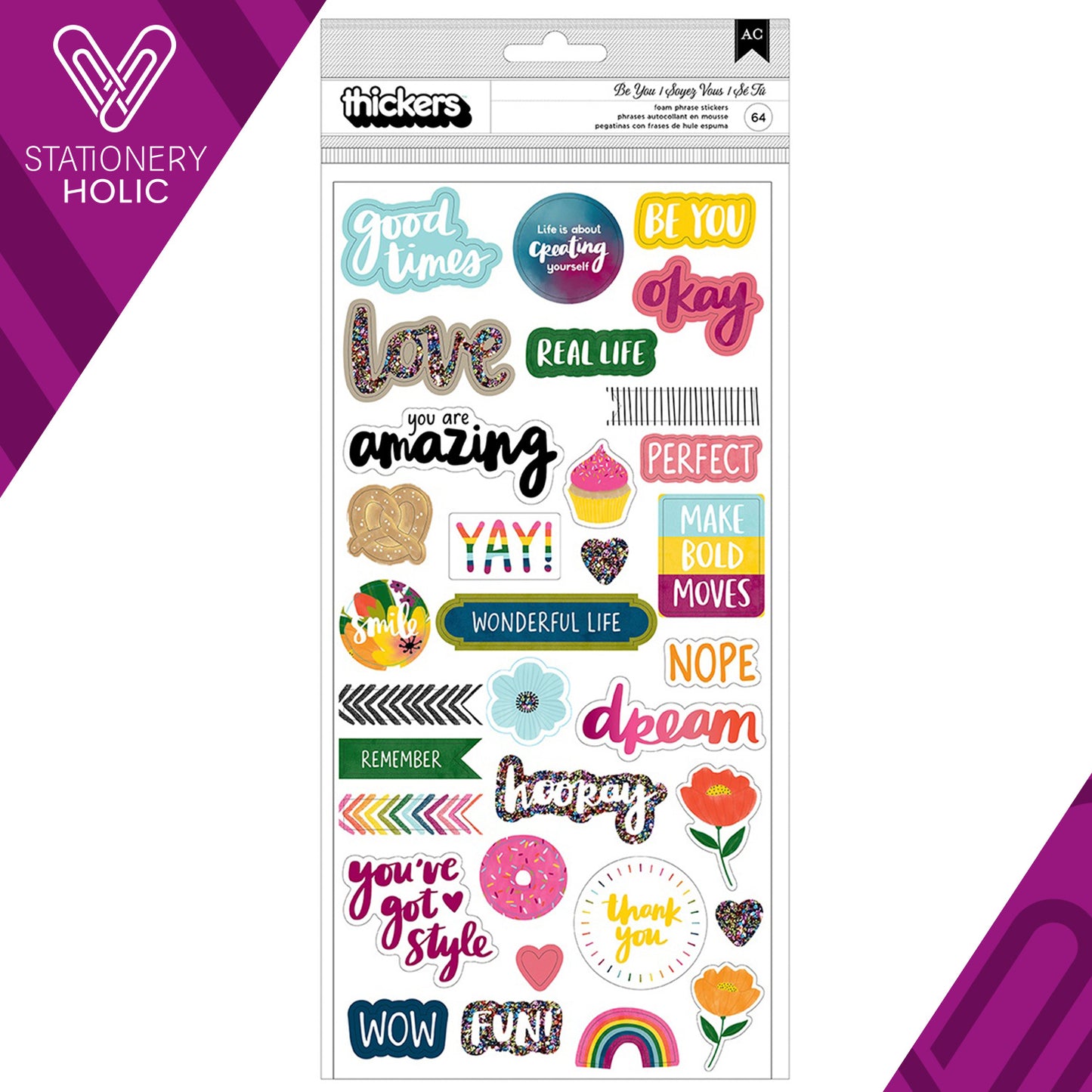 American Crafts - Thickers - Be You