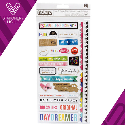 American Crafts - Thickers - Escape The Ordinary