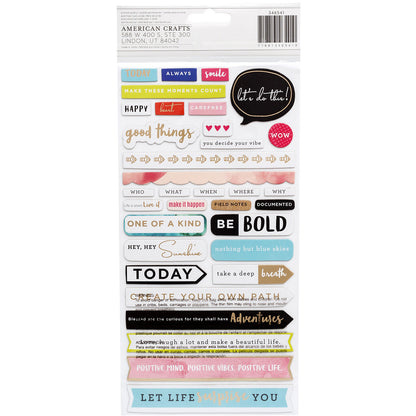 American Crafts - Thickers - Escape The Ordinary