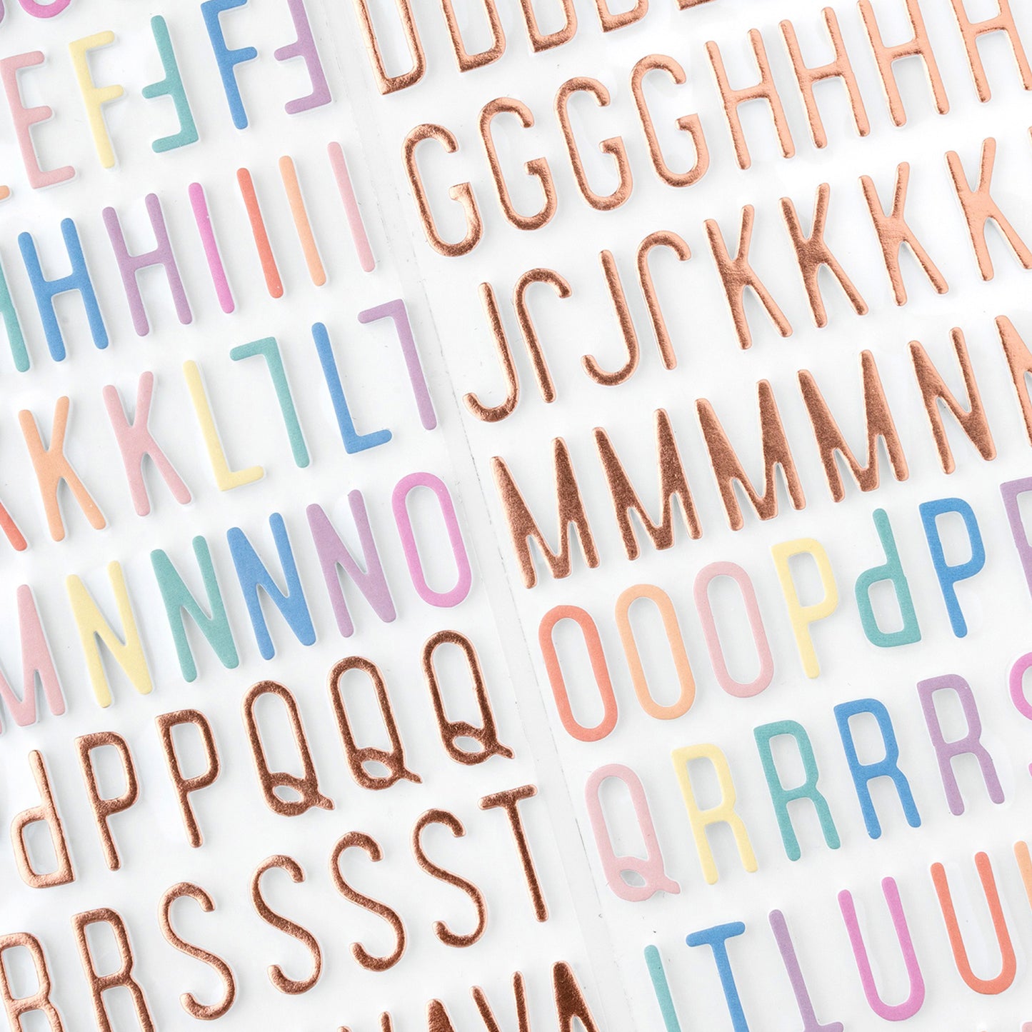 American Crafts - Thickers - Alpha Rainbow Avenue