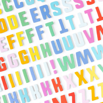 American Crafts - Thickers - Alpha Rainbow Cake