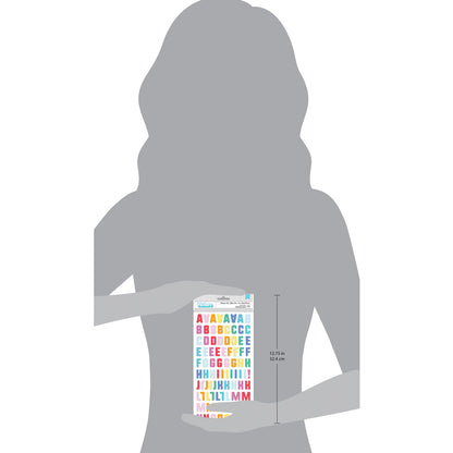 American Crafts - Thickers - Alpha Rainbow Cake