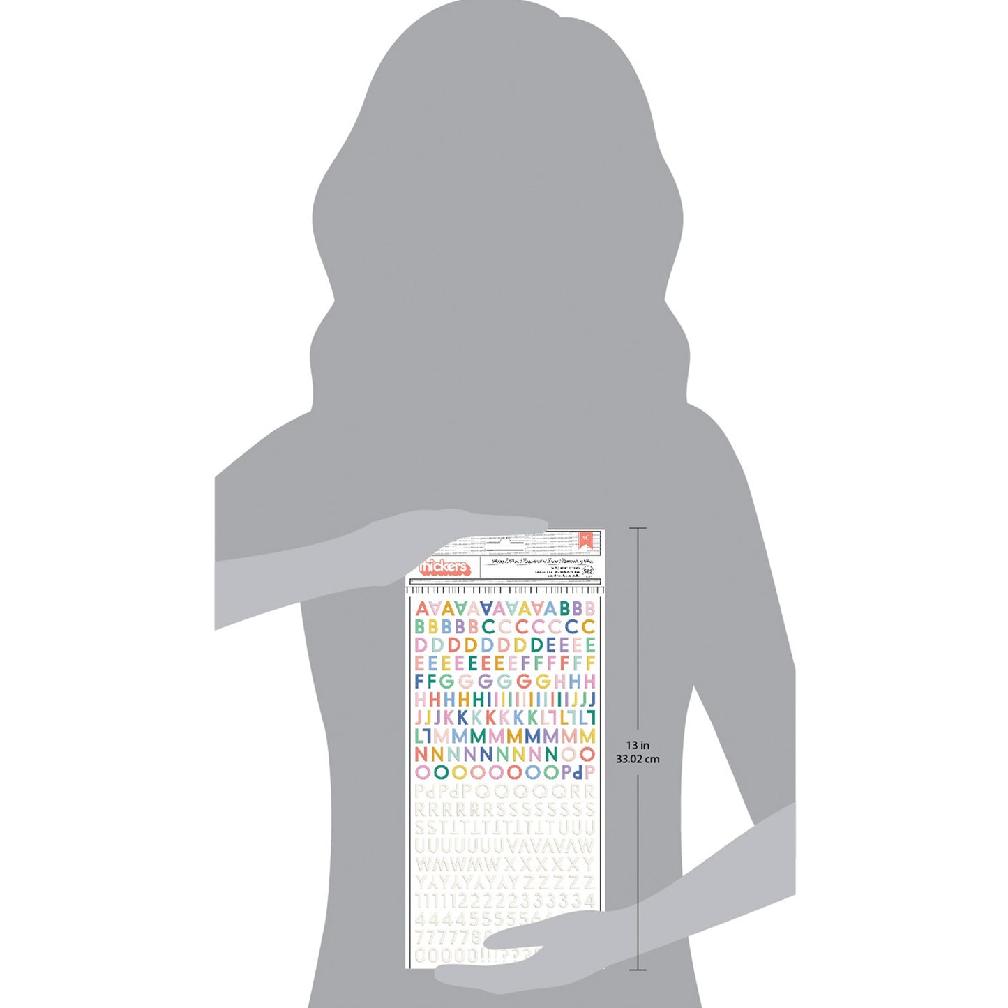 American Crafts - Thickers - Alpha Reasons To Smile