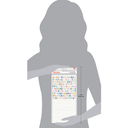 American Crafts - Thickers - Alpha Reasons To Smile