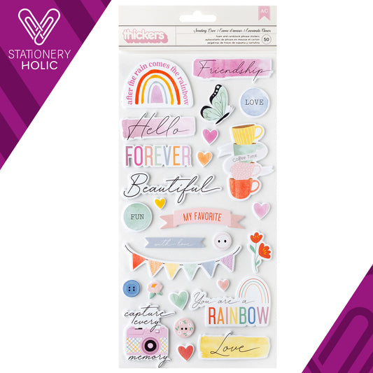 American Crafts - Thickers - Sending Love