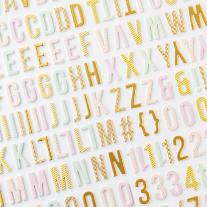 American Crafts - Thickers - Alpha Sketchbook