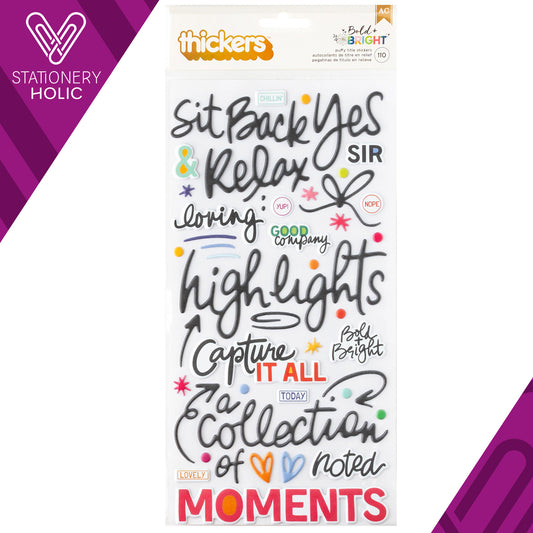 American Crafts - Thickers - Bold & Bright