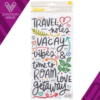 American Crafts - Thickers - Travel Notes