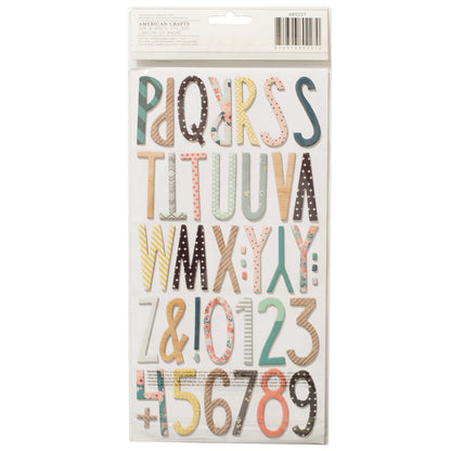 American Crafts - Thickers - Alpha Trinket