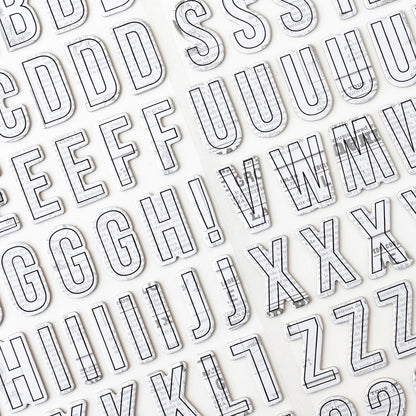 American Crafts - Thickers - Alpha Vicky Boutin