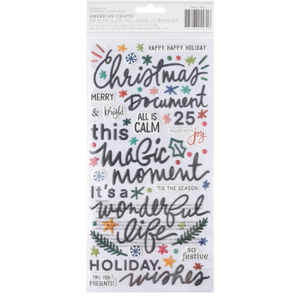 American Crafts - Thickers - Ho Ho Ho