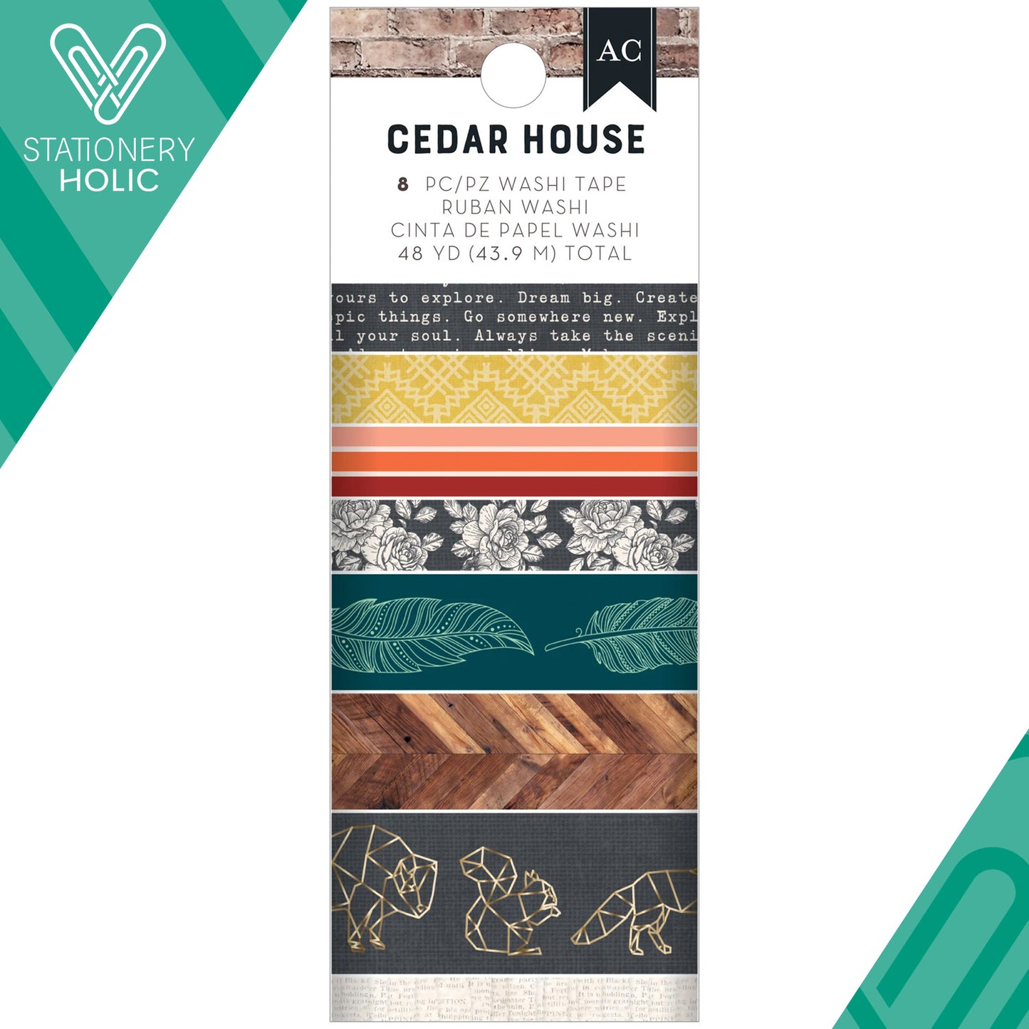 American Crafts - Washi Box - Cedar House