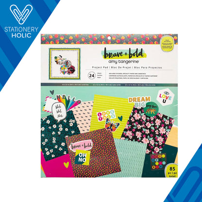 Amy Tangerine - Project Pad 12 x 12 - Brave + Bold