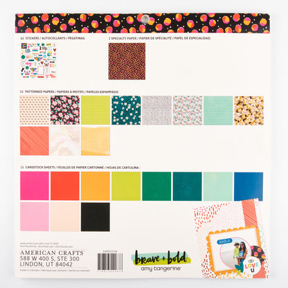 Amy Tangerine - Project Pad 12 x 12 - Brave + Bold
