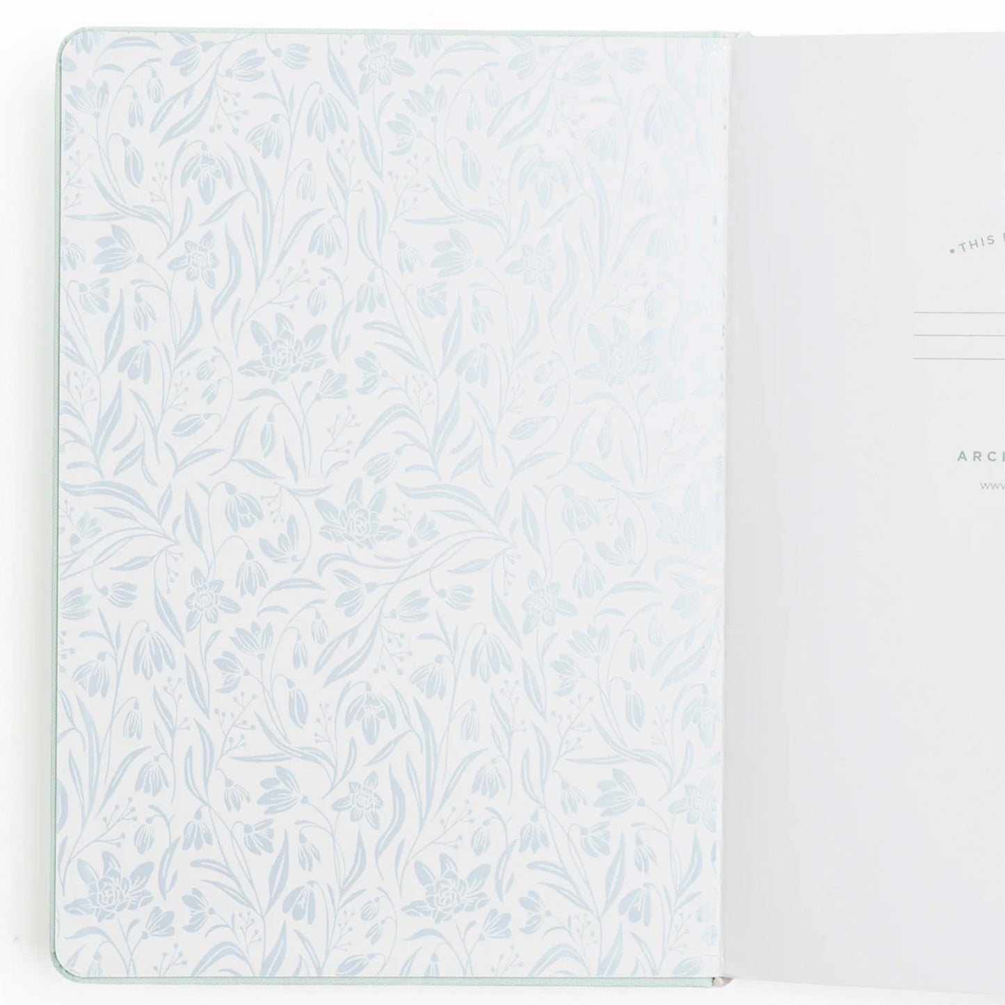 Archer & Olive - Journal A5 Dotgrid - Snowdrops