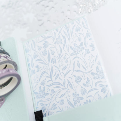 Archer & Olive - Journal B6 Dotgrid - Snowdrops