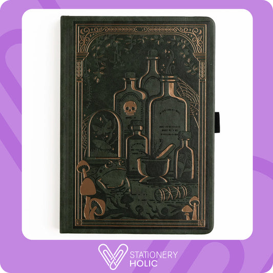 Archer & Olive - Journal B6 - Apothecary Shelf Blackout