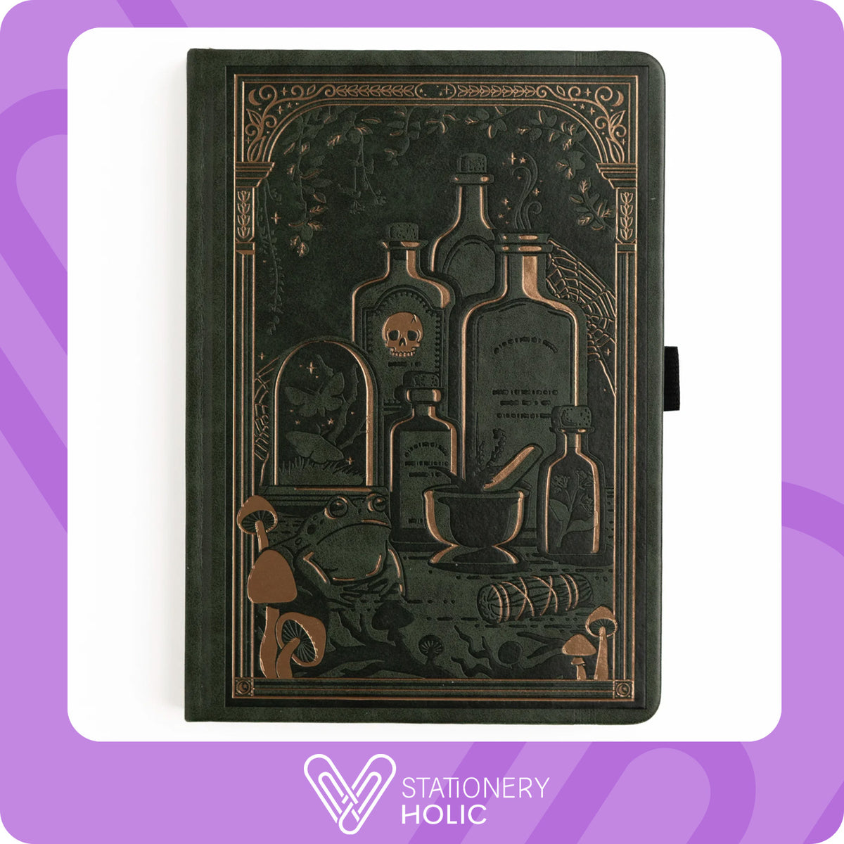 Archer & Olive - Journal A5 Dotgrid - Apothecary Shelf Blackout