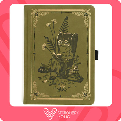 Archer & Olive - Journal A5 Dotgrid - Literary Frog