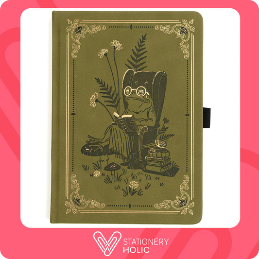 Archer & Olive - Journal A5 Dotgrid - Literary Frog