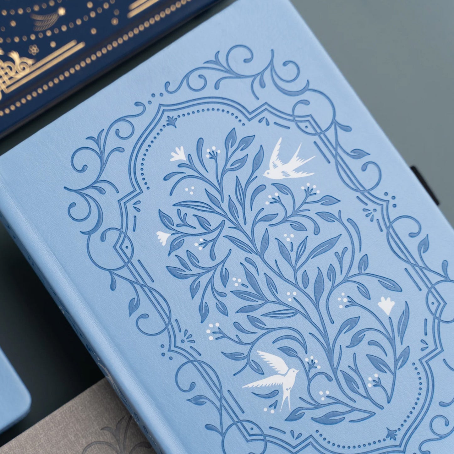 Archer & Olive - Journal Pocket Dotgrid - Songbird Blue