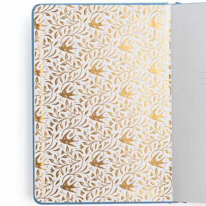 Archer & Olive - Journal Pocket Dotgrid - Songbird Blue