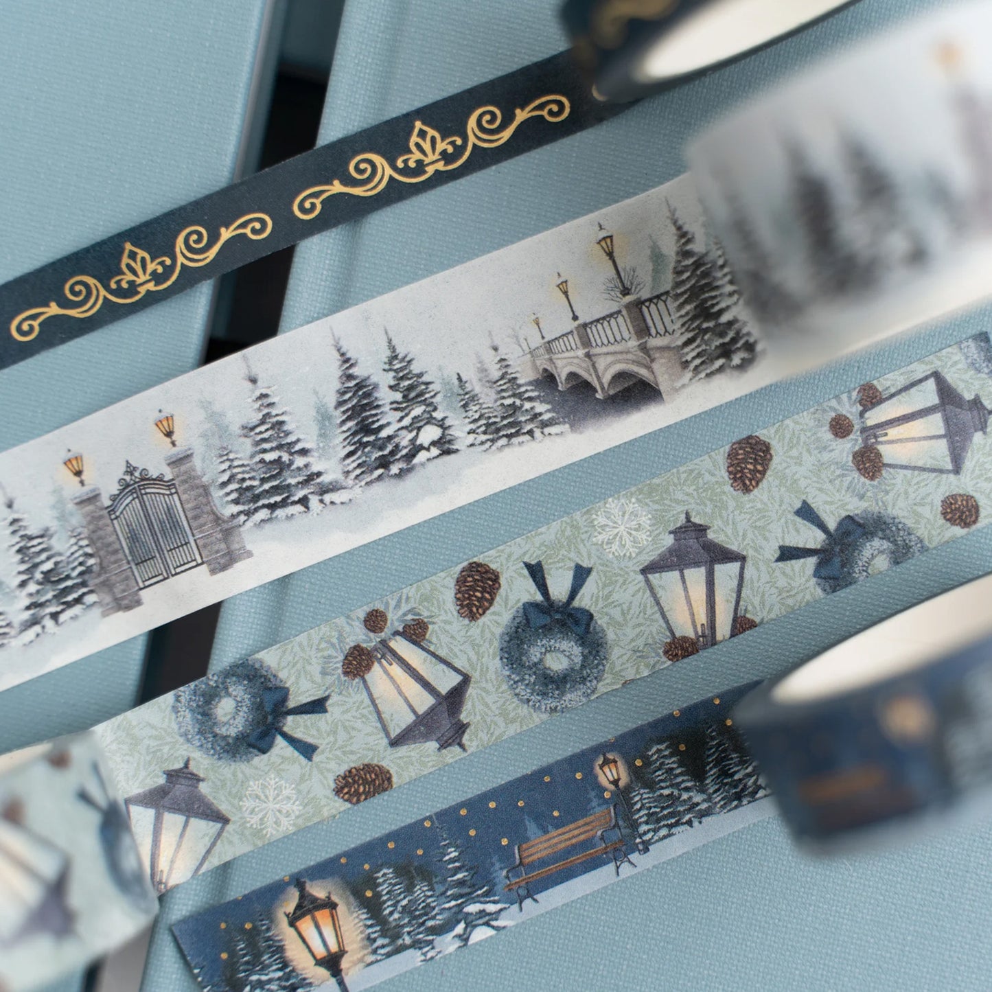 Archer & Olive - Set de Washi Tapes - Lamp Post