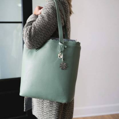 Archer & Olive - Bolso Snowflake - Menta