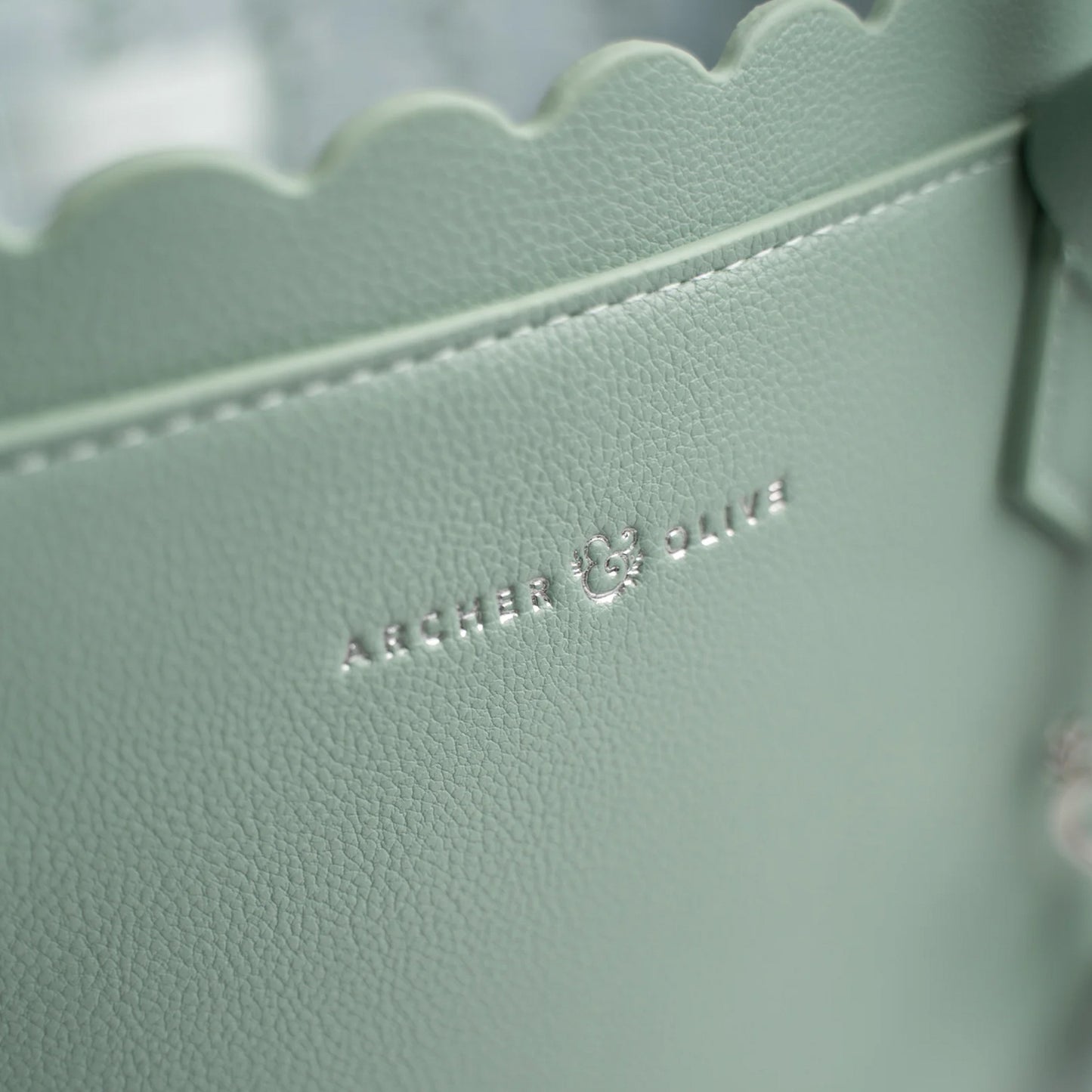 Archer & Olive - Bolso Snowflake - Menta