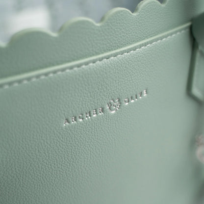 Archer & Olive - Bolso Snowflake - Menta