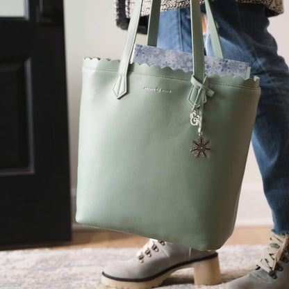 Archer & Olive - Bolso Snowflake - Menta
