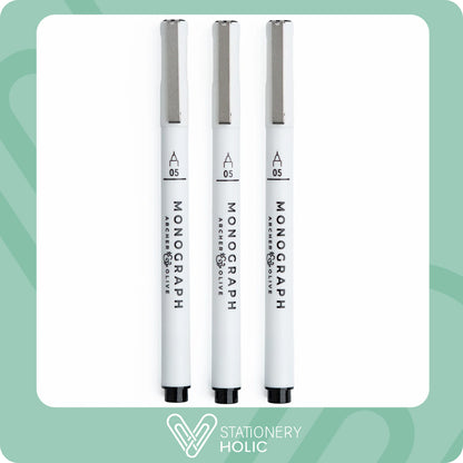 Archer & Olive - Rapidografos Monograph - 0.5 (Set de 3)