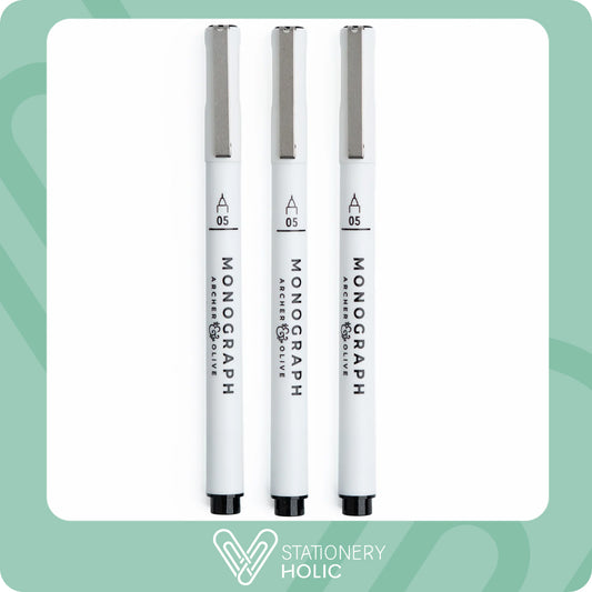 Archer & Olive - Rapidografos Monograph - 0.5 (Set de 3)
