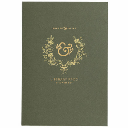 Archer & Olive - Stickers - Literary Frog