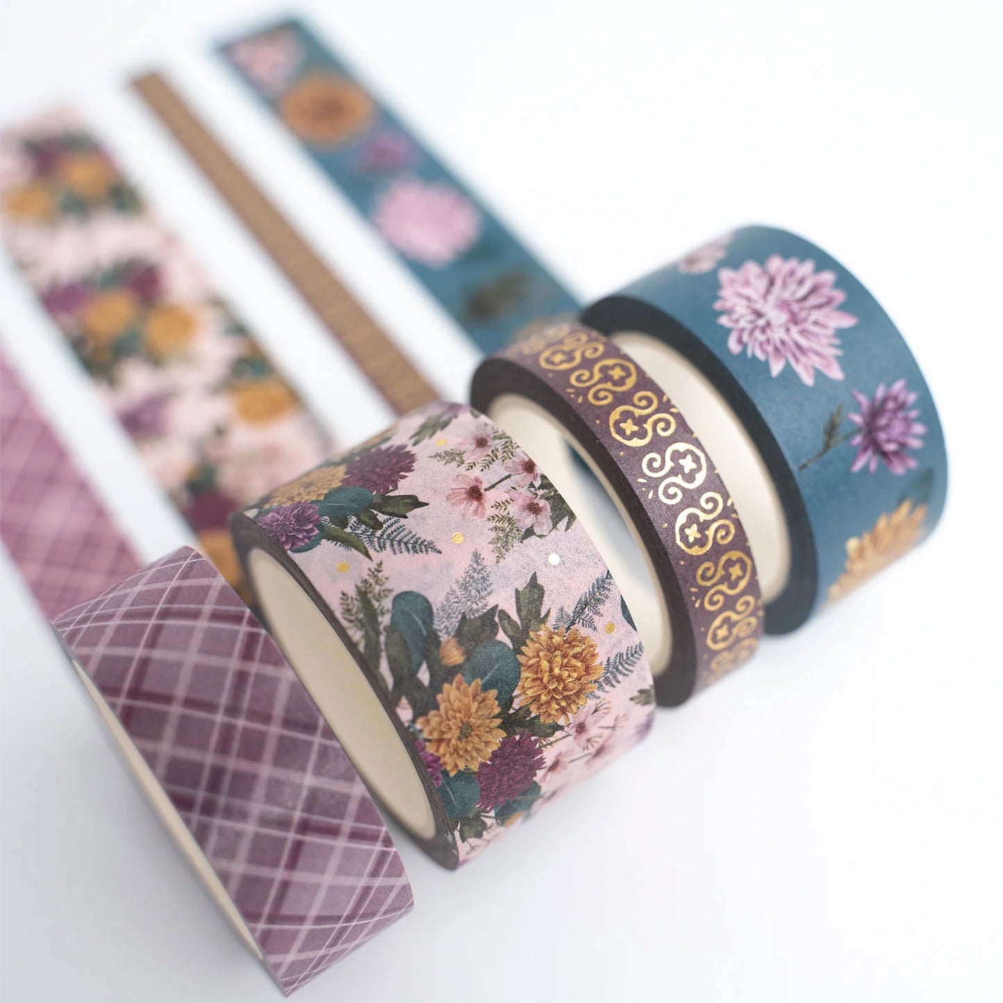 Archer & Olive - Set de Washi Tapes - Chrysanthemum