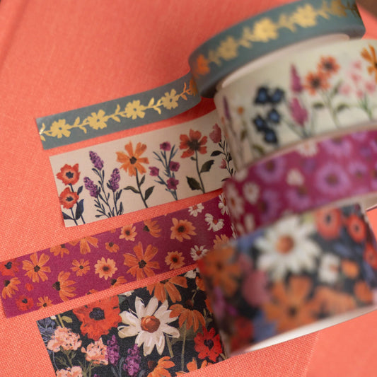 Archer & Olive - Set de Washi Tapes - Wildflowers