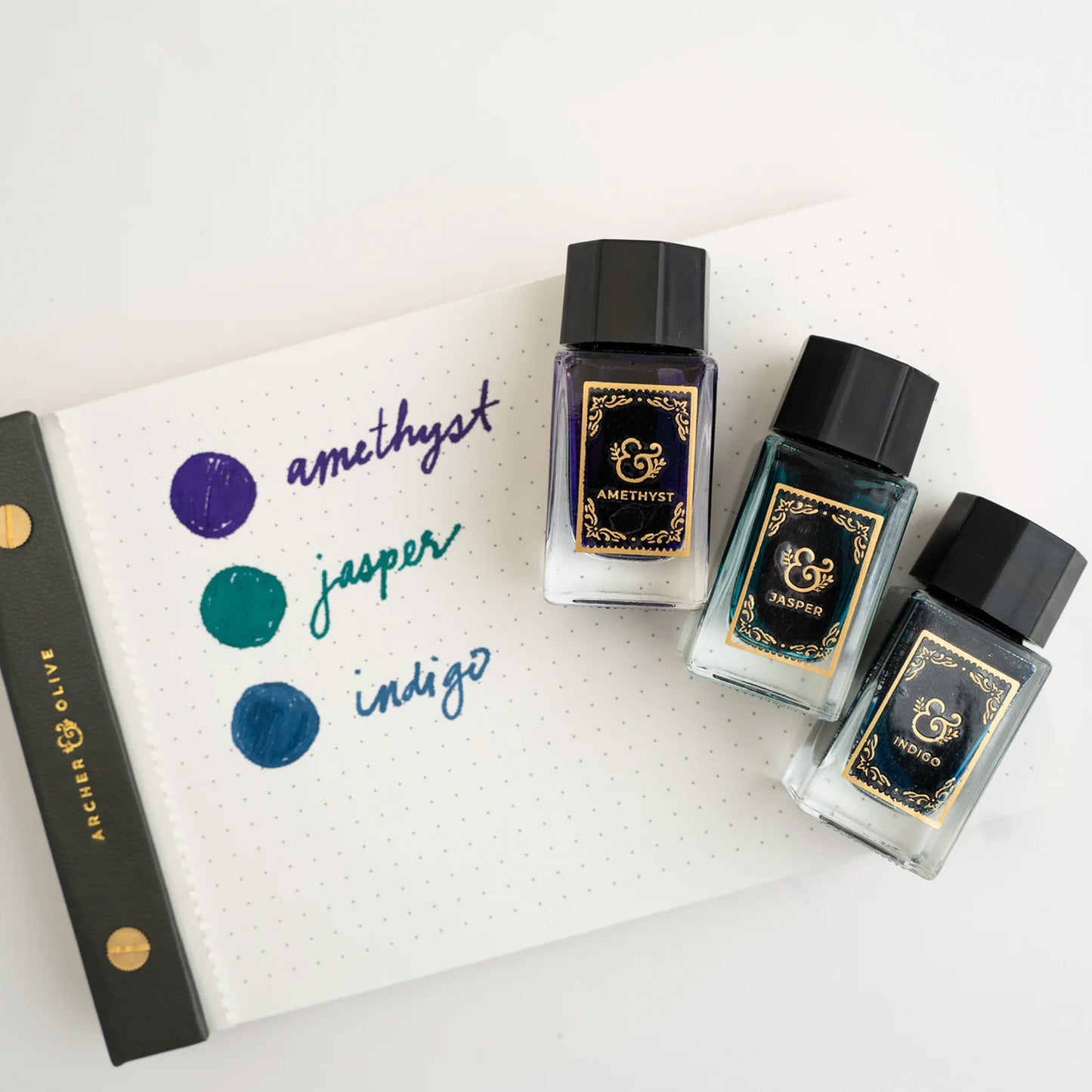 Archer & Olive - Set de Tintas - Indigo, Jasper & Amethyst