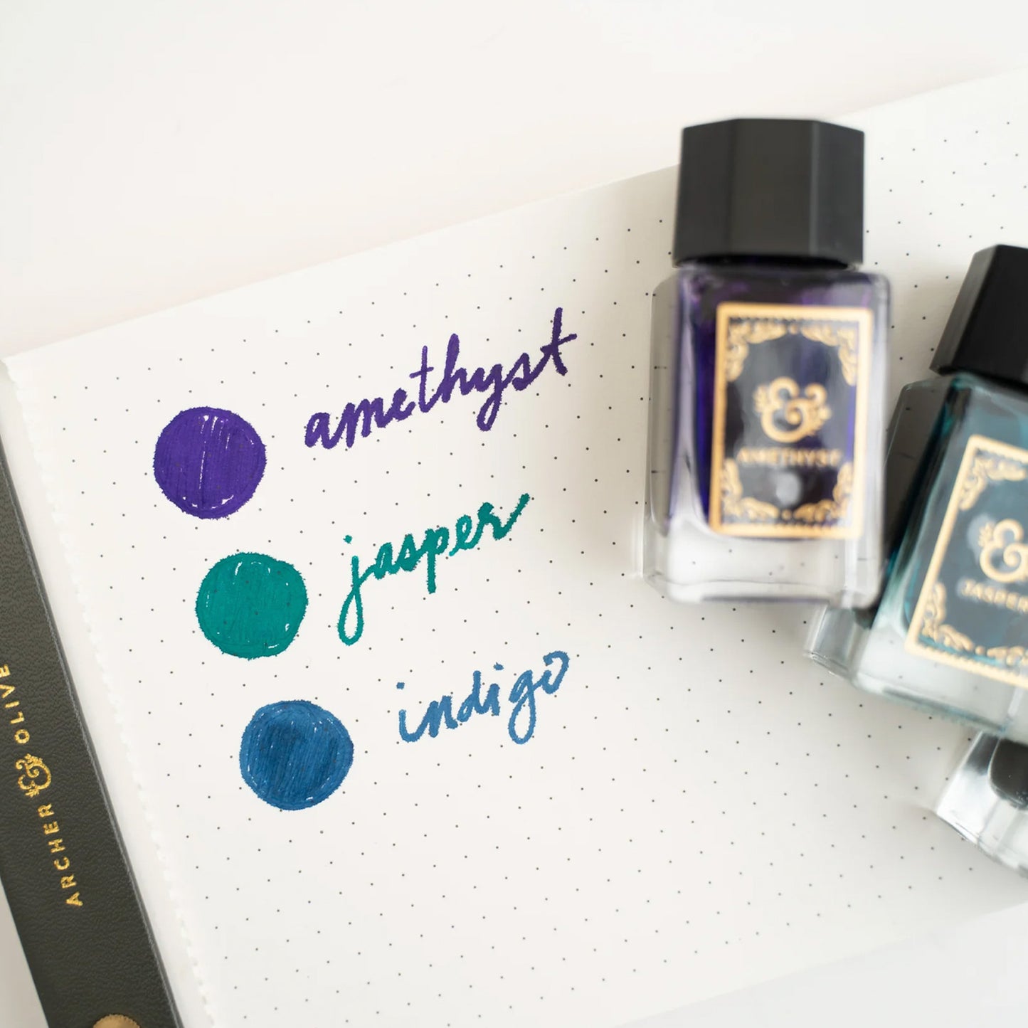 Archer & Olive - Set de Tintas - Indigo, Jasper & Amethyst