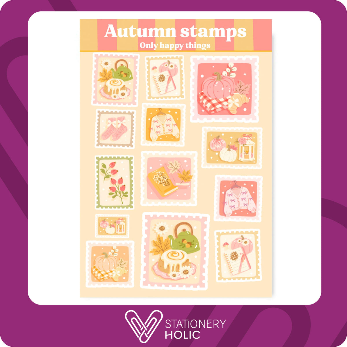 Only Happy Things - Stickers - Autumn Stamps