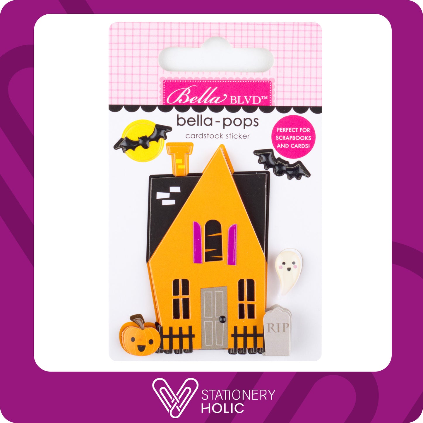 Bella Blvd - Bella Pop Sticker - Happy Haunting
