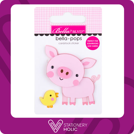 Bella Blvd - Bella Pop Sticker - Hogs & Kisses