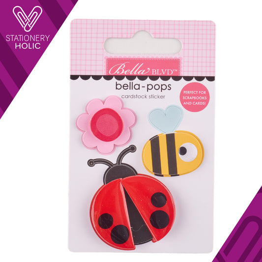 Bella Blvd - Bella Pop Sticker - Cute Bugs