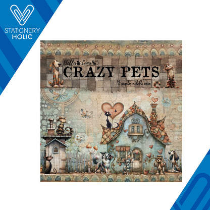 Bellaluna Crafts - Colección 8 x 8 - Crazy Pets