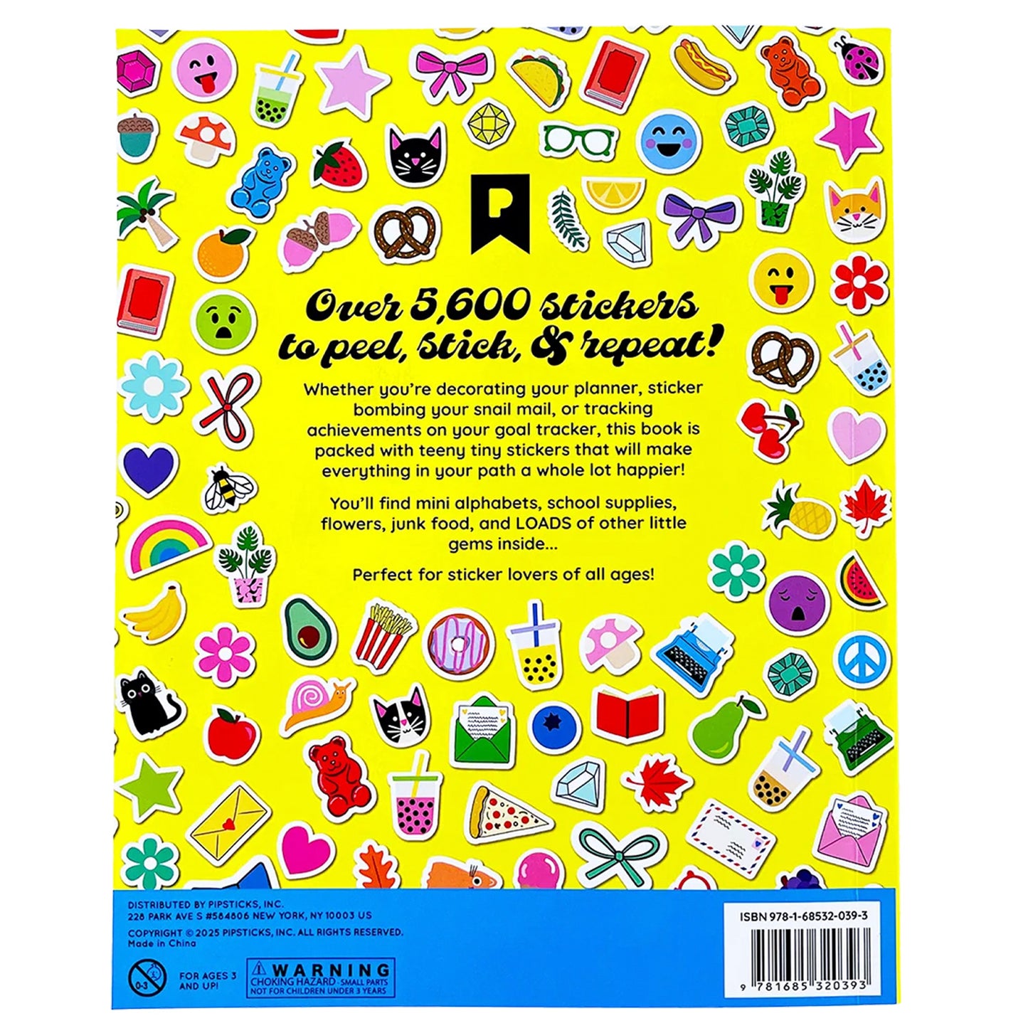 Pipsticks - Sticker Book - Big Book of Little Stickers