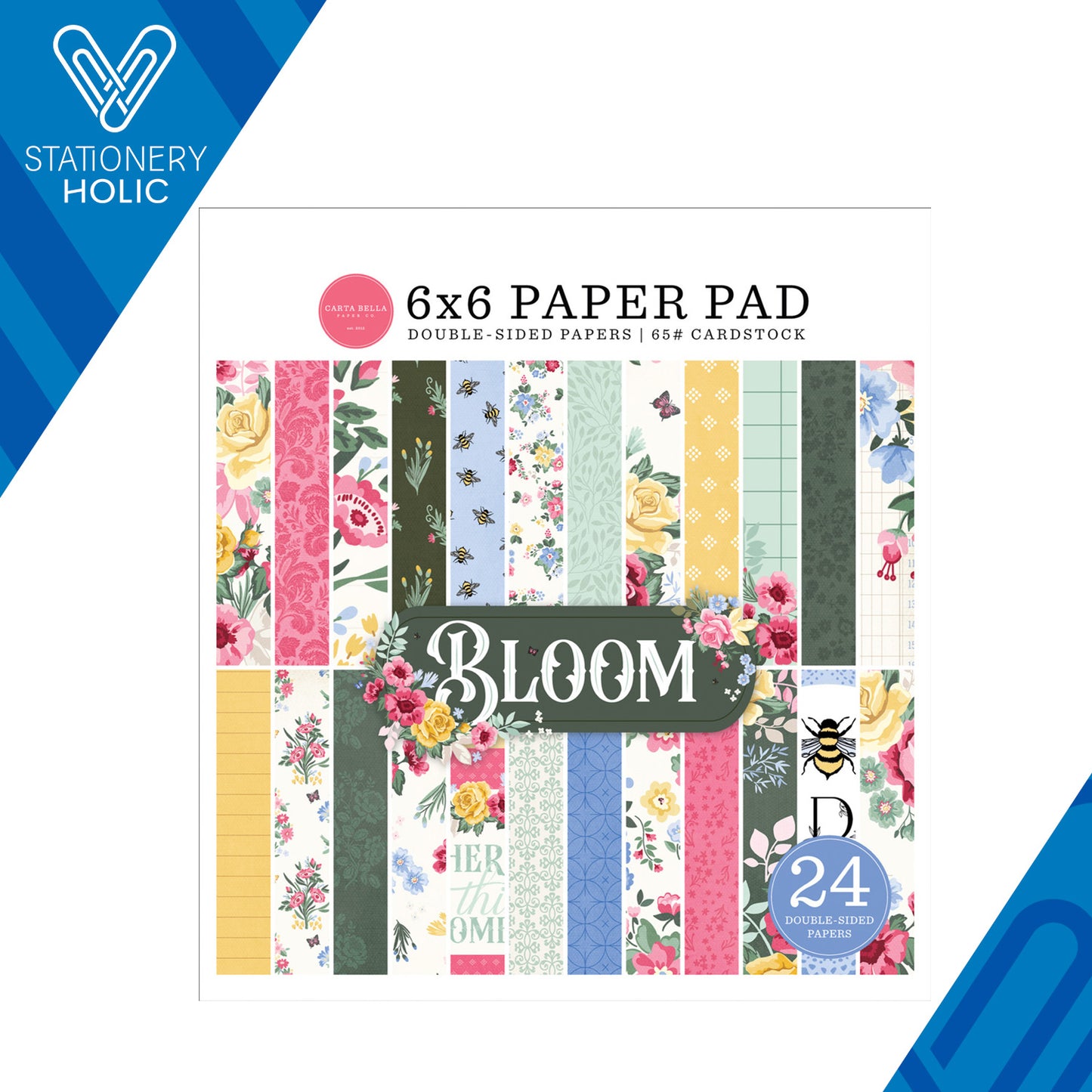 Echo Park - Bloc Papel 6 x 6 - Bloom