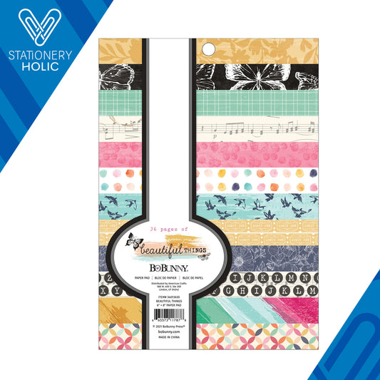 Bo Bunny - Bloc Papel 6 x 8 - Beautiful Things