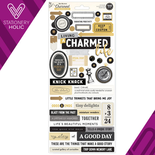 Bo Bunny - Stickers 6 x 12 - Charmed Chronicles